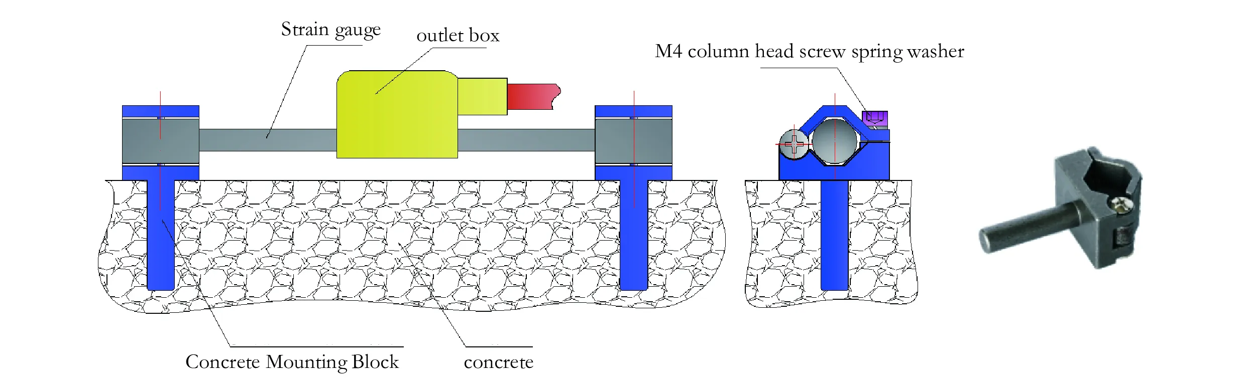 สเตรนเกจลวดสั่นอัจฉริยะ (รุ่นพื้นผิว) JMZX-212HAT/HB image 9